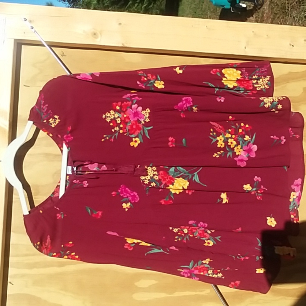 Old Navy Tall Floral Shirt